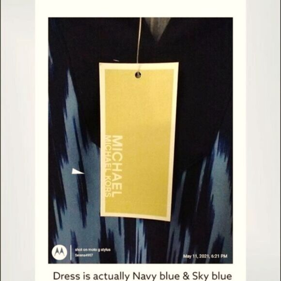 NWT Michael Kors Women's Abstract design  Tunic Dress - Picture 9 of 11